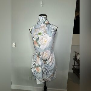 Finders Keepers Floral Mini Dress NWT | Pastel Blue | Size M